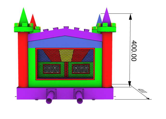 13ft Castle Bounce House