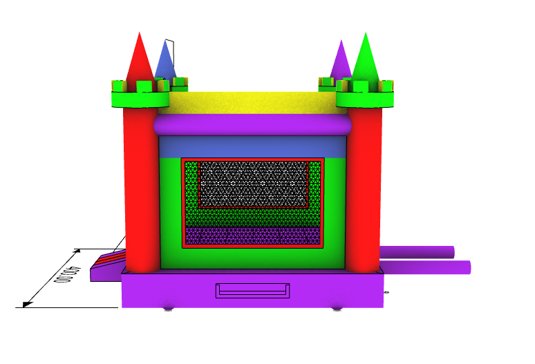13ft Castle Bounce House