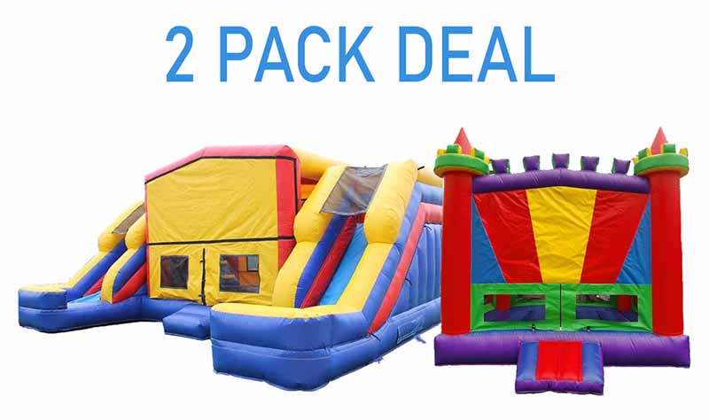 Pack Bounce House Sale Castle Combo With Slides