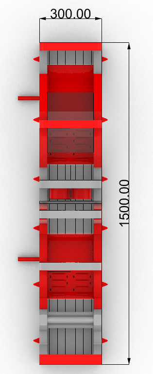 Fire Engine Red Inflatable Obstacle Course