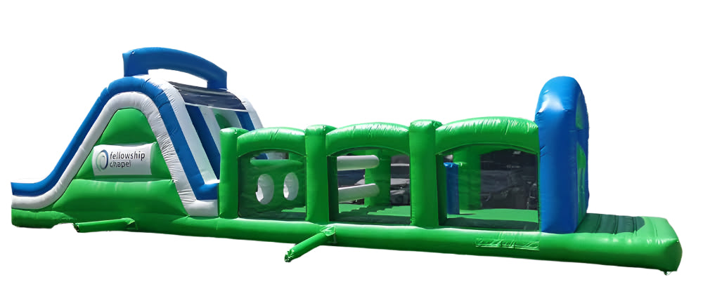 51ft Extreme Dual Challenge Inflatable Obstacle Course