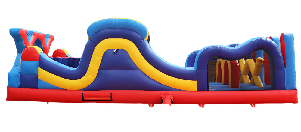 Xtreme Challenge Inflatable Obstacle Course Side