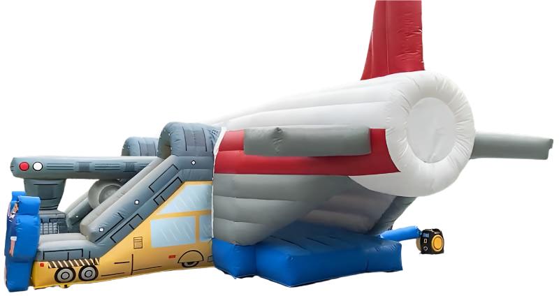 Airplane Bounce House Combo Unit