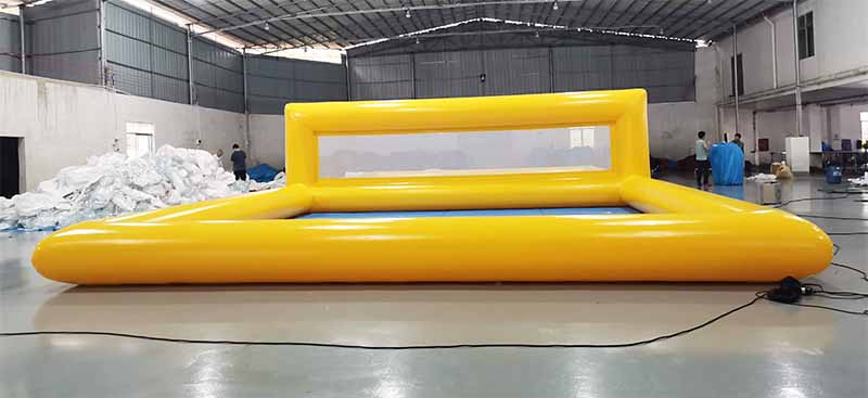 big inflatable volleyball pool
