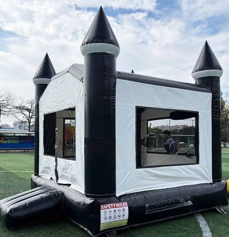 Black and White Bounce House For Sale