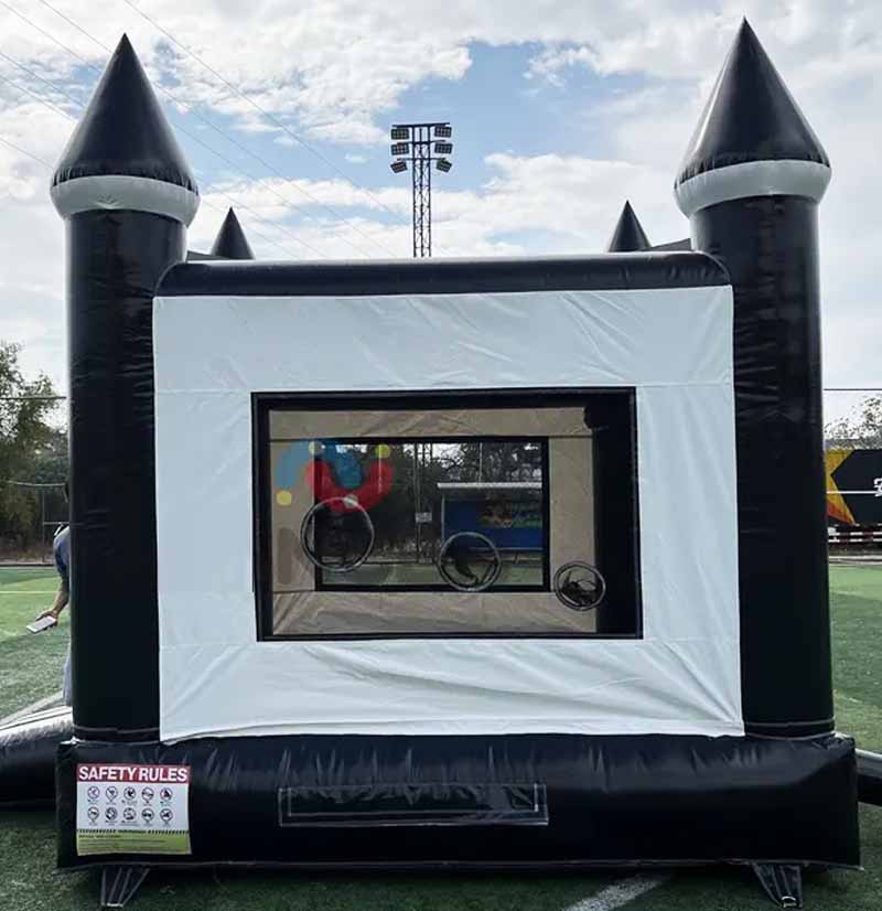 Black and White Bounce House For Sale