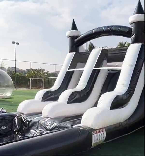 Black White Water Slide