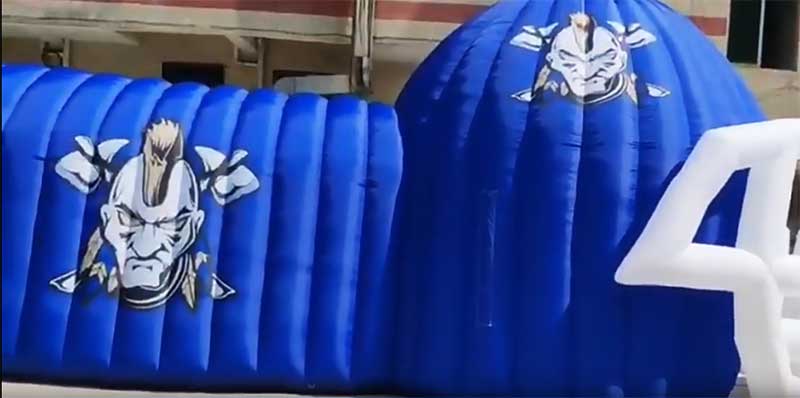 Inflatable Football Tunnel & Helmet