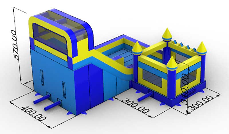 Bounce House With Slide Combo
