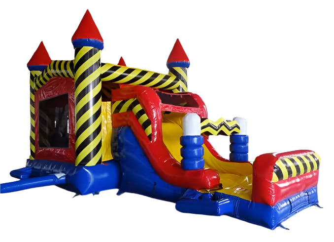 Construction Zone Combo Bounce House