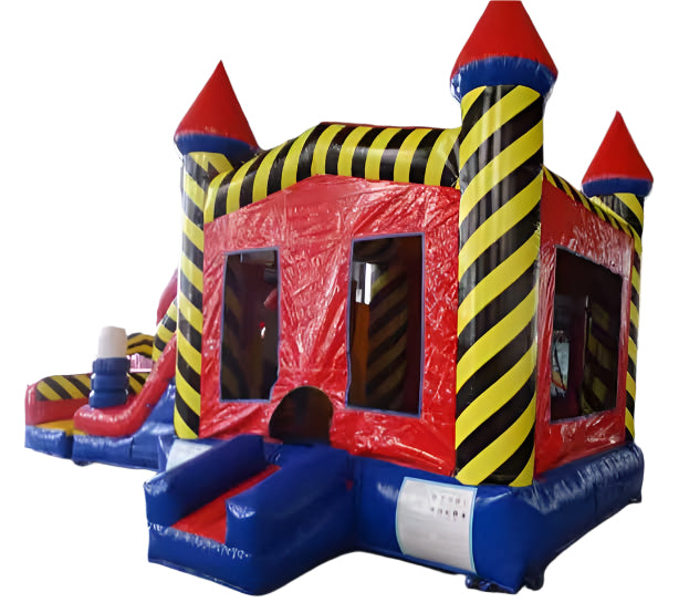 Construction Zone Combo Bounce House