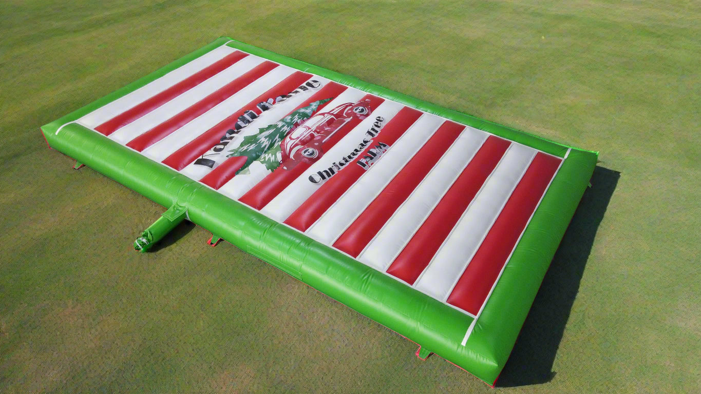custom inflatable happy top jump pad