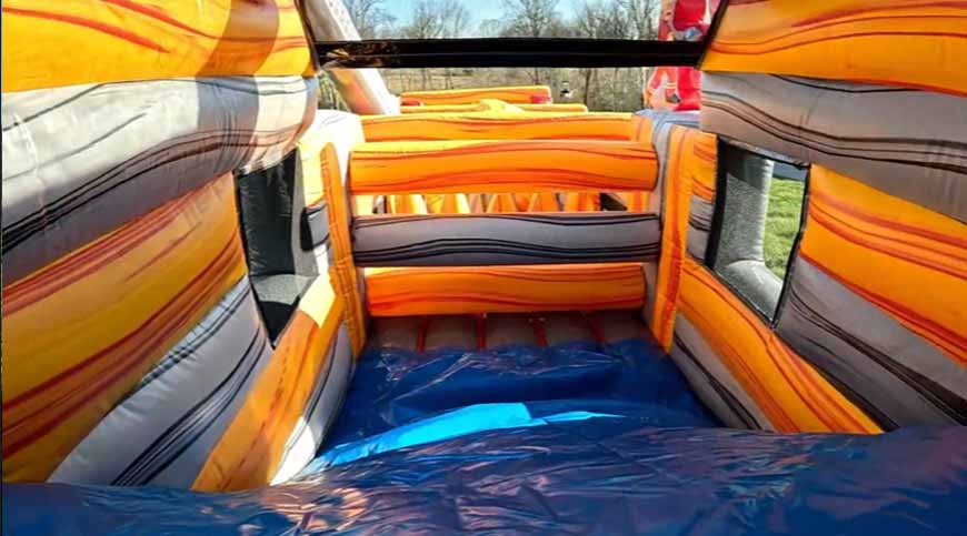 Inflatable Fire Truck Obstacle Course