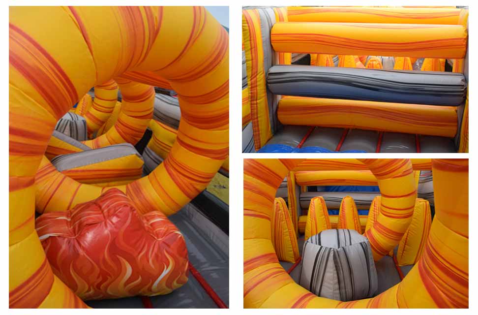 Inflatable Fire Truck Obstacle Course