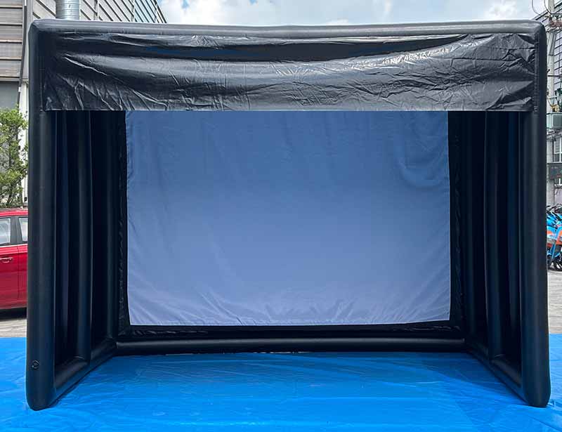 Inflatable Golf Enclosure With Impact Screen