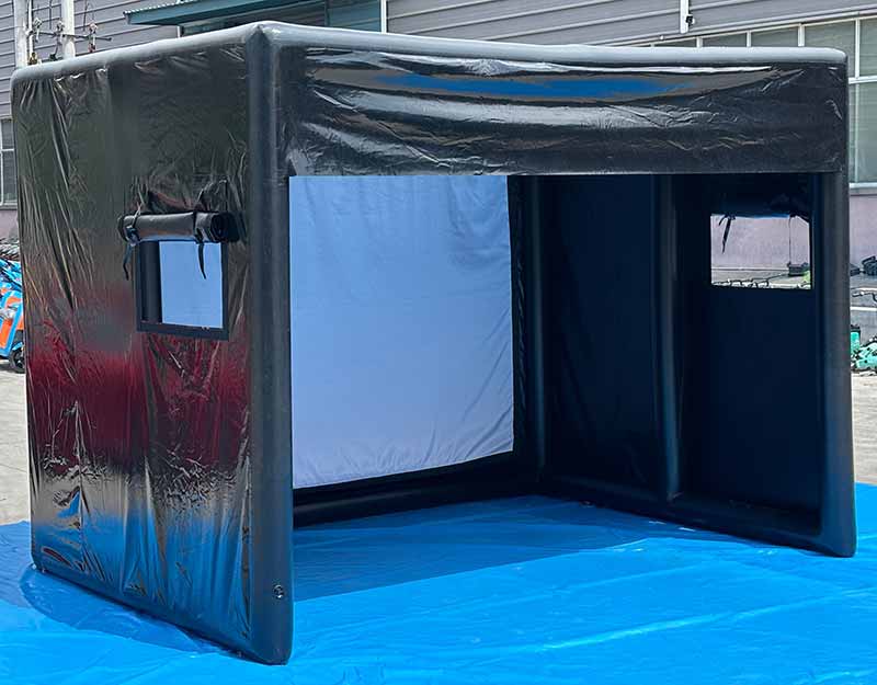 Inflatable Golf Enclosure With Impact Screen