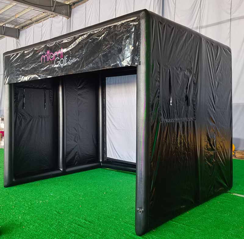 Inflatable Golf Enclosure With Impact Screen