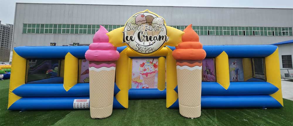 Inflatable Ice Cream Maze For Sale