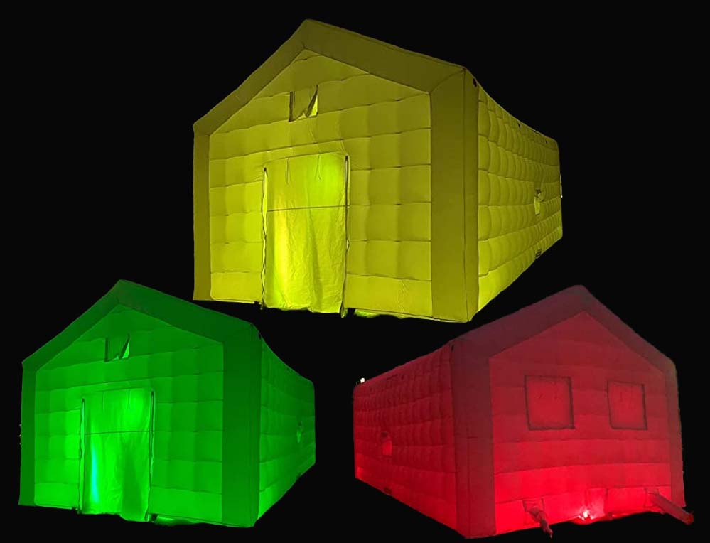 Custom Inflatable Nightclub With Pitched Roof