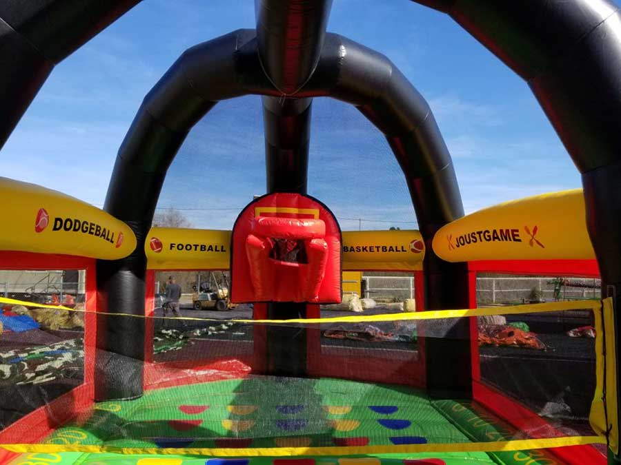 Inflatable Sports Arena Volleyball Net