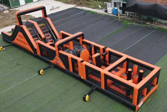 Large Inflatable Obstacle Course - 65ft