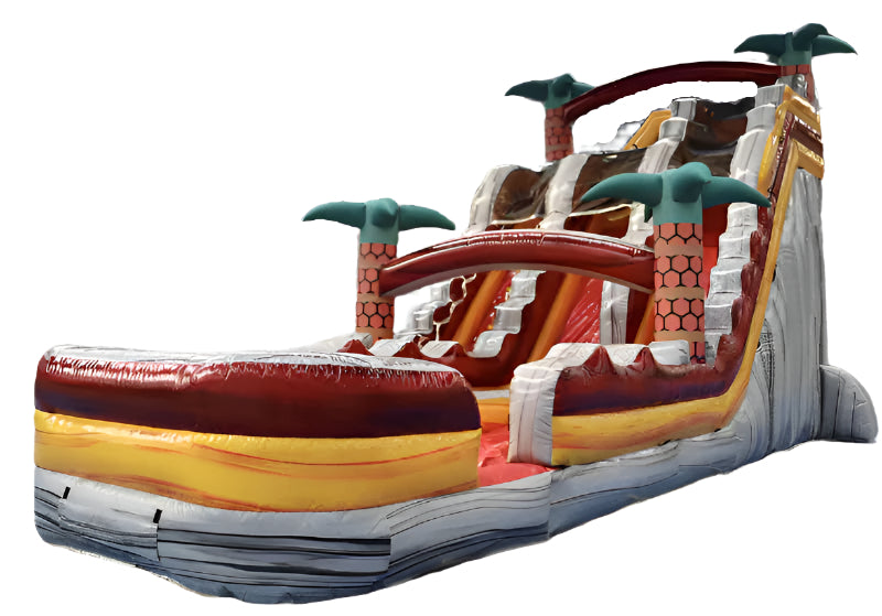large double slide inflatable water-slide