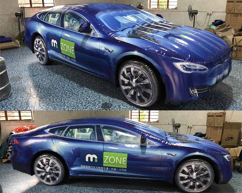 Custom inflatable car