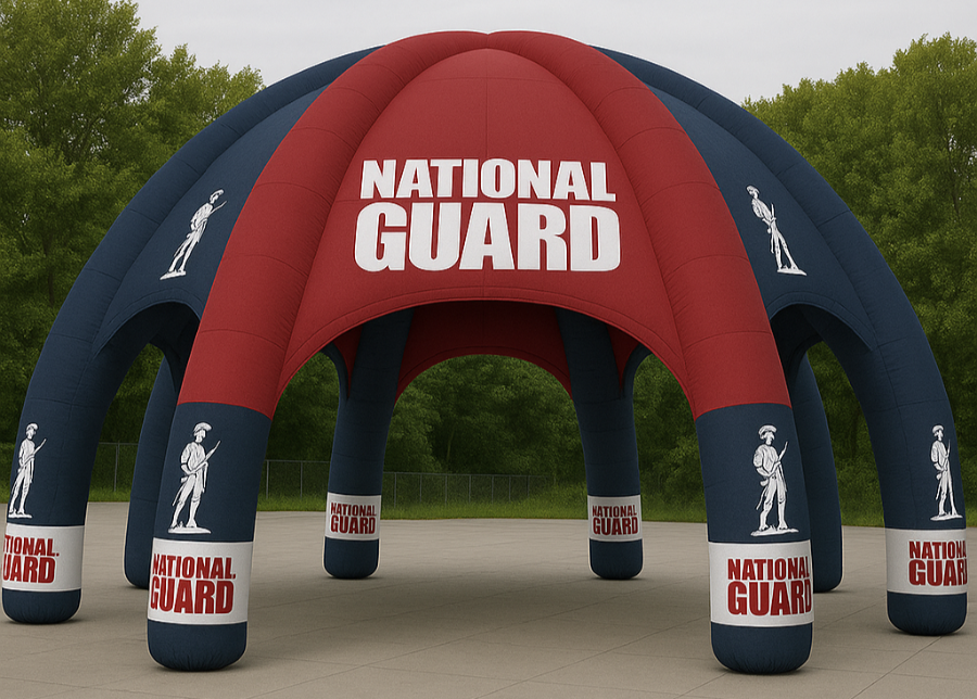 national guard inflatable spider tent