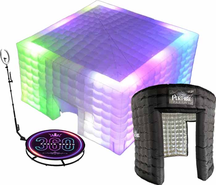 Nightclub + Photo Booth + 360 Photo Machine Package Deal
