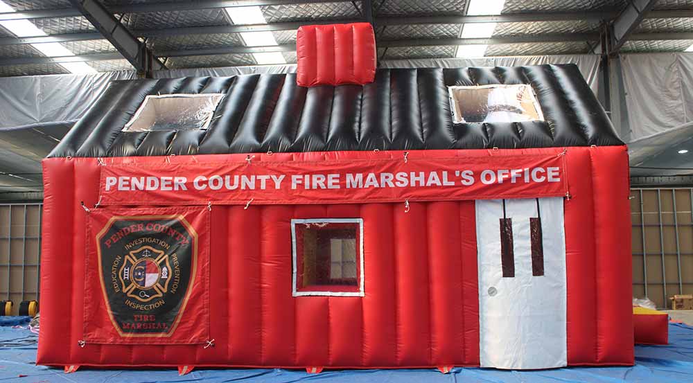 Inflatable Fire Education House