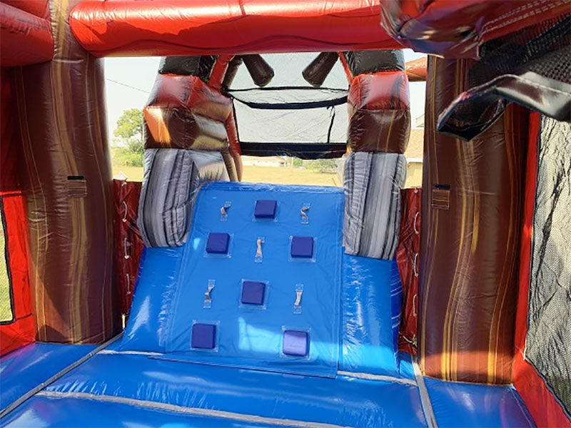 Pirate Ship Bounce House With Slide - Wet or Dry