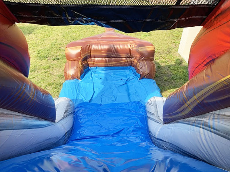 Pirate Ship Bounce House With Slide - Wet or Dry
