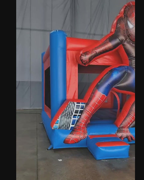 3D Spiderman Bounce House Video