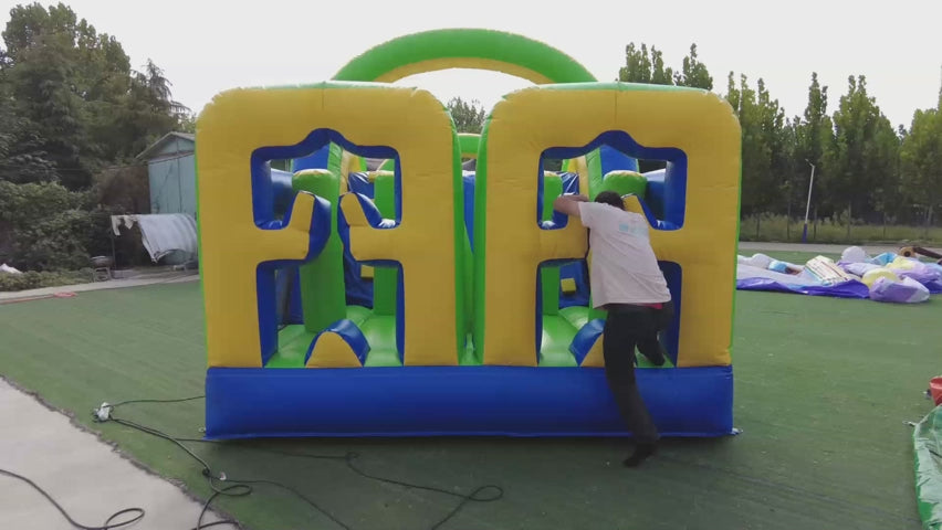 Radical Rush Inflatable Obstacle Course Video