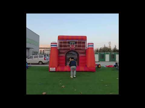 basketball bounce house video
