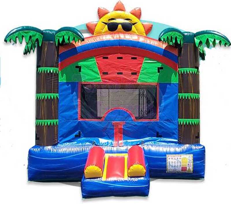 Sun Palm Tree Bounce House