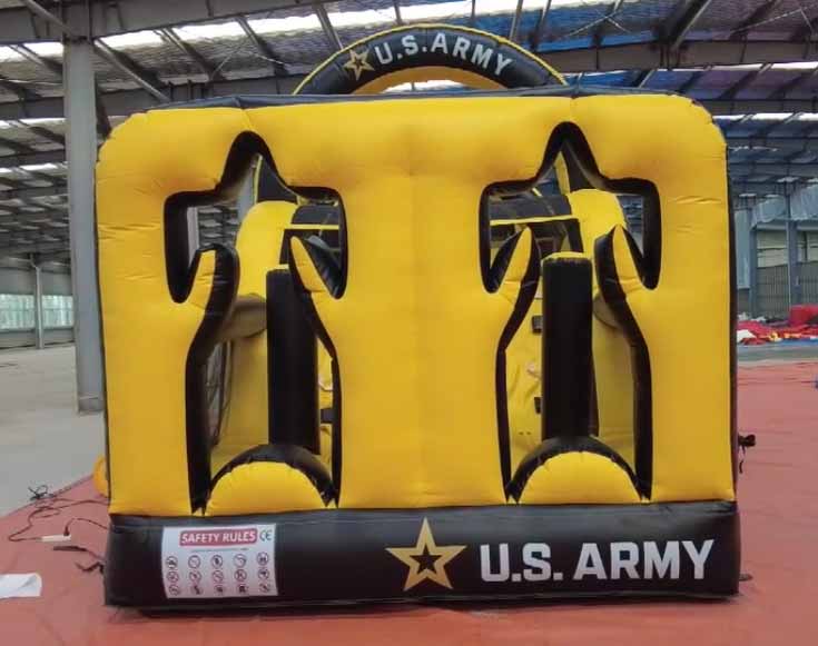 U.S. Army Interactive Challenge Inflatable Obstacle Course