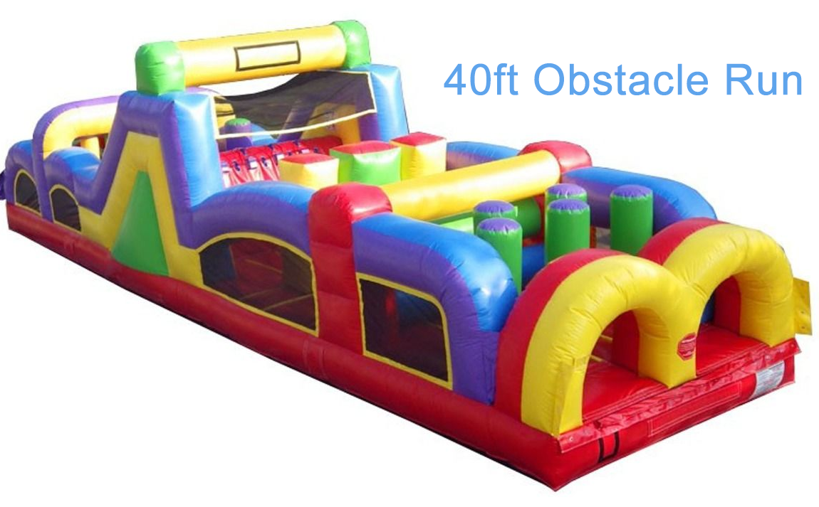 Huge 194ft Inflatable Obstacle Course