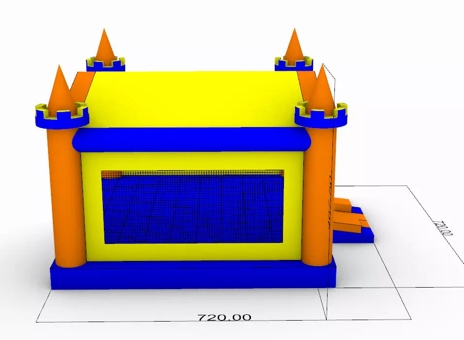 Large 24ft Bounce House - Fits 12 to 15 Jumpers