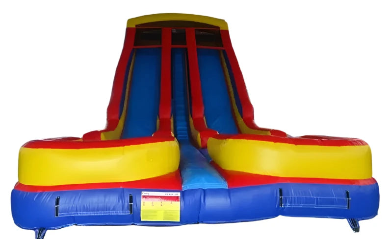 24ft Two Lanes Inflatable Water Slide