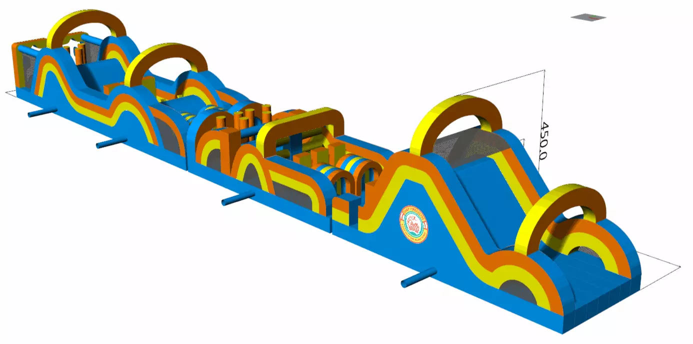 90ft Inflatable Obstacle Course