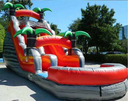 19ft Tropical Jungle Inflatable Water Slide
