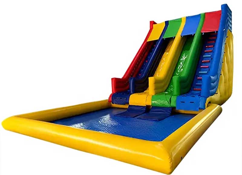 2 Lane Inflatable Water Slide