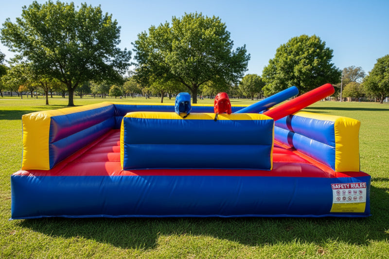 2 player inflatable gladiator joust game