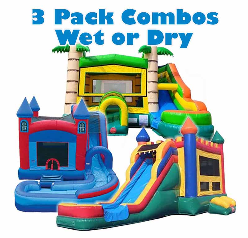  Pack Combo Bounce Houses