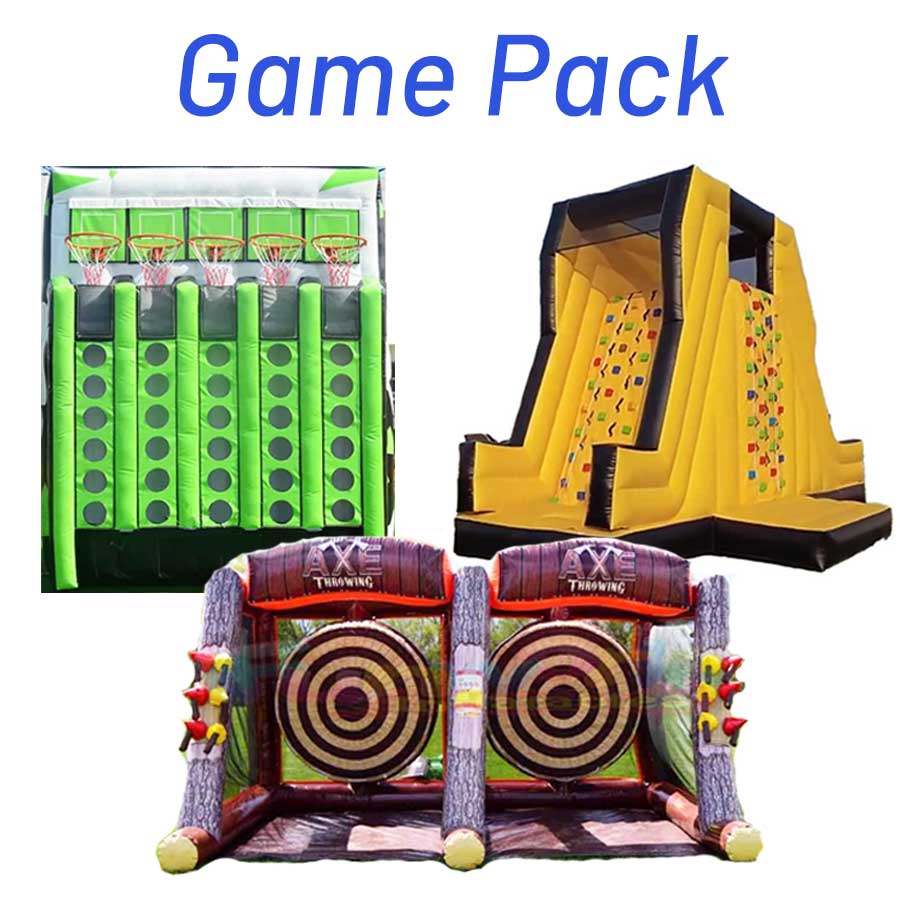 3 Pack Inflatable Games