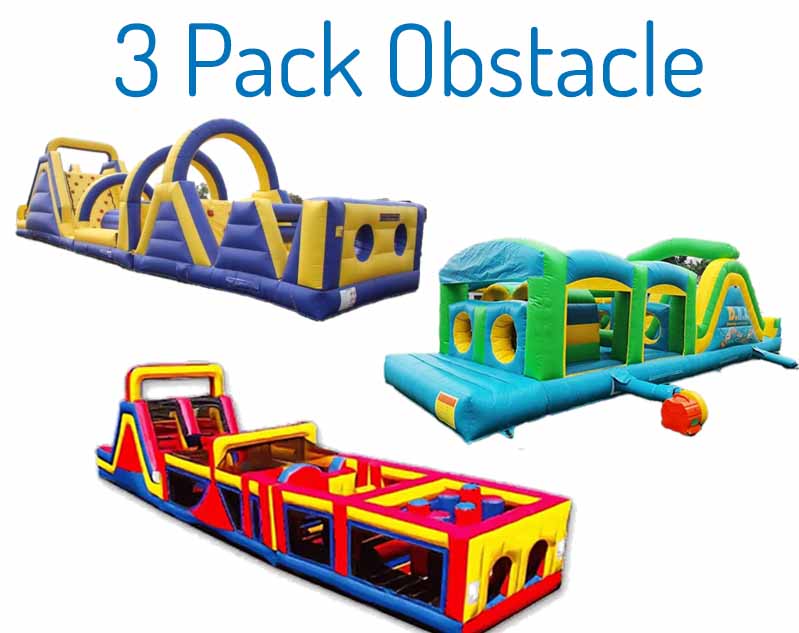 3 Pack Inflatable Obstacle Course Deal