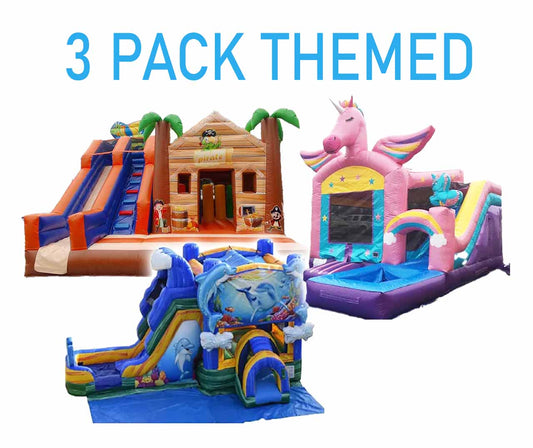 3 Pack Themed Bounce House Sale