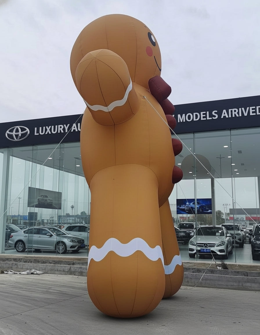 Large Inflatable Gingerbread Man