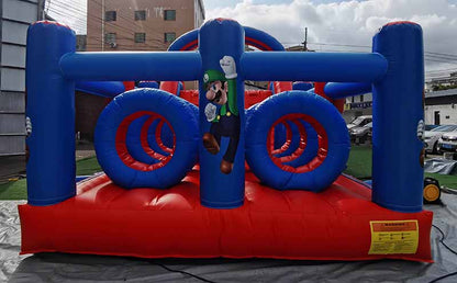 Mario Bros Inflatable Obstacle Course